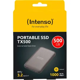 Intenso TX500 500 GB USB 3.2 Typ C Braun 3827450