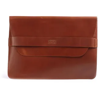 Buckle & Seam Terra Leather Laptop Sleeve S Cognac