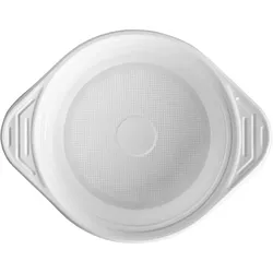 1000 Suppenterrinen, weiß, 500cm3, PP, Suppenbecher To Go, mit Anfasser Suppenteller