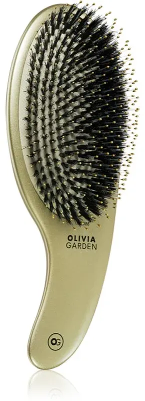 Olivia Garden Expert CURVE Board&Nylon Gold Haarbürste mit Nylon- und Eberborsten 1 St.