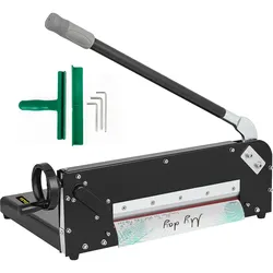 12" Width Manual Stack Paper Trimmer A4 Paper Cutter W/ Clamp & Safe Lock