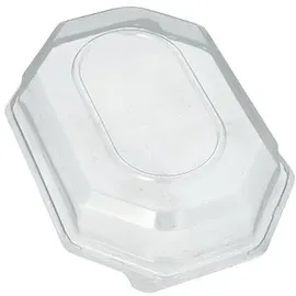 Papstar Starpak 10 Deckel für Servierplatten, PET 6,3 cm x 45 cm x 31,5 cm transparent