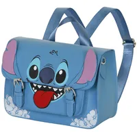 Disney Lilo und Stitch Tongue-Satchel Rucksack-Schultertasche, Blau, 27 x