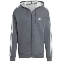 Adidas Herren Kapuzensweat Essentials 3-Streifen, DGREYH, S