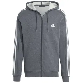 Adidas Herren Kapuzensweat Essentials 3-Streifen, DGREYH, S