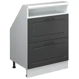 Vicco Dachschrägenschrank Rion 60 x 81,6 x 46 cm Anthrazit/Weiß