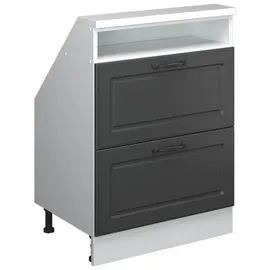 Vicco Dachschrägenschrank Rion 60 x 81,6 x 46 cm Anthrazit/Weiß