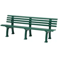 Proregal Gartenbank Grün Kunststoff 200x74x54 cm, Gartenmöbel, Gartenbänke