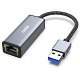 BENFEI USB Ethernet Adapter 1000Mbps, USB auf RJ45 Gigabit Ethernet LAN Netzwerkadapter Kompatibel für MacBook Surface Pro Notebook-PC mit Windows 11/10/8.1/8/7/XP/Vista, Mac OS