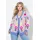 MIAMODA Strickjacke loose Classic Fit Blumen-Stickerei bunt 46/48