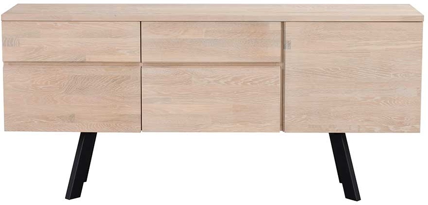 Sideboard aus Eiche White Wash massiv 170 cm