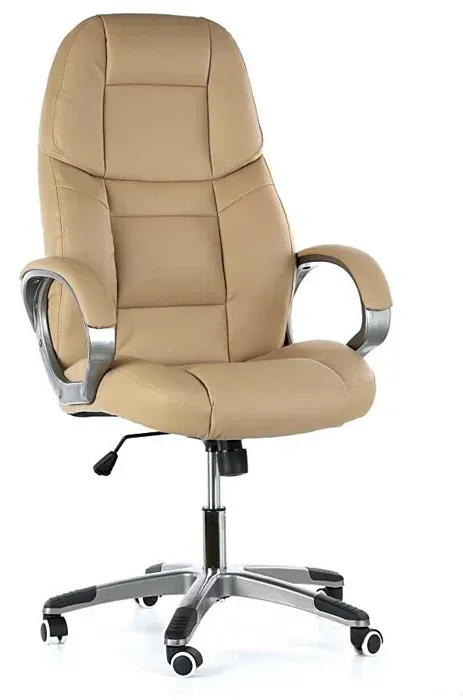 Leder-Bürosessel KEVIN, beige