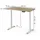 Vicco Schreibtisch Elevate, 120 x 70 cm 2 Motoren, Model 58657 - Weiß/Braun