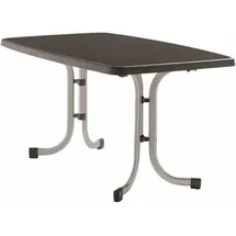 Sieger Boulevard-Klapptisch mit mecalit-Pro-Platte 150 x 90 x 72 cm graphit/schieferdekor anthrazit