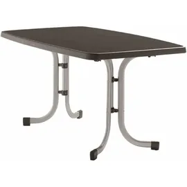 Sieger Boulevard-Klapptisch mit mecalit-Pro-Platte 150 x 90 x 72 cm graphit/schieferdekor anthrazit