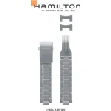 Hamilton Metall Khaki Chrono Auto + Band-set Edelstahl H695.646.100 - silber