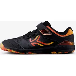 Kinder Sportschuhe Klettverschluss - TS160 schwarz/orange 33