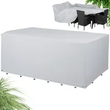 Kingsleeve Gartenmöbel-Schutzhülle 308 x 138 x 89 cm Silber