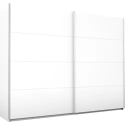 Schwebetürenschrank RAUCH "Quadra Kleiderschrank BESTSELLER Schrank Gaderobe", weiß, B:271cm H:210cm T:62cm, Schränke, mit Möglichkeit zur individuellen Frontgestaltung, leichtgängige Türen
