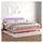 vidaXL Boxspringbett 200 x 200 cm Rosa