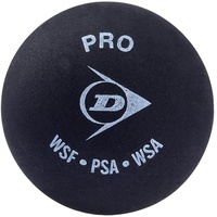 DUNLOP Dunlop D N 1SR Squashball, Schwarz - Einzelball