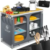 Kesser Campingschrank Campingküche Grau