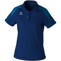 Erima EVO STAR Poloshirt Damen new navy/mykonos blue 36