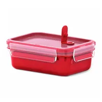 Emsa Frischhaltedose rot 5,8 cm hoch 0,55 l