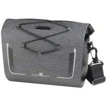 KLICKfix Baggy Waterproof - Lenkertasche 29.5 cm (grau) in grau | Gr.: onesize