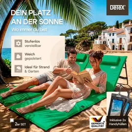 DETEX Sonnenliege Gepolstert Grün