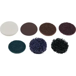 KS Tools Ersatz-Schleifpads, Ø50mm Sand-Papier 240 10er Pack