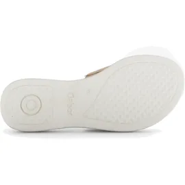 Gabor comfort Gabor Glamour Pantolette silber grau metallic 62.730.13 für Damen, beige, Größe 38 1⁄2 EU / 5,5 UK