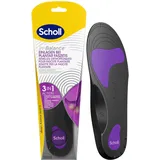 SCHOLL In-Balance Orthopädische Einlegesohlen für Damen & Herren – Fersensporn Schuheinlagen bei Fuß- und Fersenschmerzen, Fußgewölbestütze bei Plantarfasziitis, Plattfüßen und Überpronation, 40-42