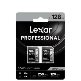Lexar Professional SDXC 128GB 1667x V60 2er Pack| Preis nach Code NIKOLAUS