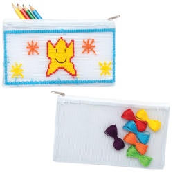 Bleistiftetui Kreuzstich-Bastelsets (pro Set 2) Flecht und Weben Bastelsets