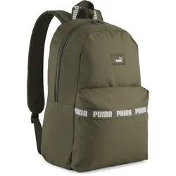 Rucksack PUMA "PHASE TAPE BACKPACK", puma olive, Rucksäcke, Damen, Netz, Polyester, unifarben