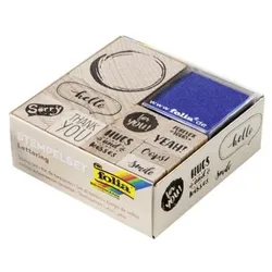 Folia 31106, Stempel-Set für Kinder, Holz