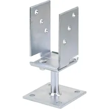 GAH Alberts U-Pfostenträger 71-131 x 110 x 70 mm Gelb/Stahl