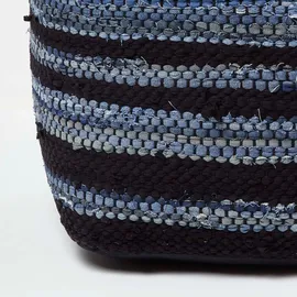 Homescapes Sitzwürfel Denim 40 x 40 x 40 cm Blau