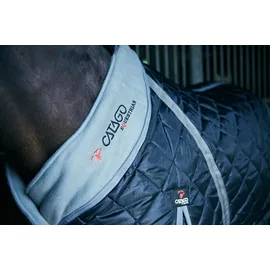 Catago Stalldecke, 100g - schwarz/grau - 125 cm