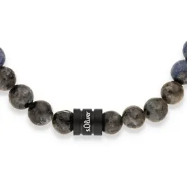 s.Oliver Armband Beads Blau 17 cm