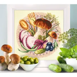 Magic needle Zweigart Edition, Kreuzstich Set Lieblingssnack Zählmuster, 27x27cm