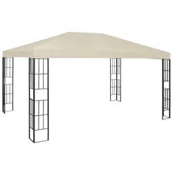 vidaXL Pavillon 3×4 m Creme