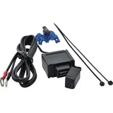 KRAD USB12 - Motorrad -Mini-USB-Bordsteckdose, 12 V/5 V, 2 A