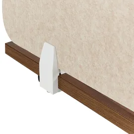 Beliani Schreibtischtrennwand SPLIT 80 x 50 cm Beige