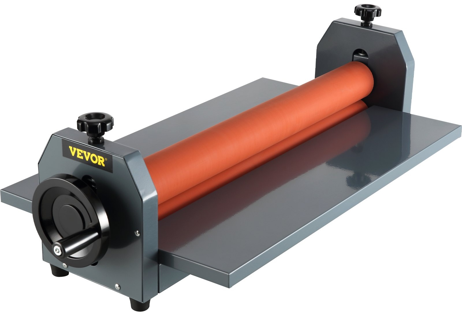 VEVOR Kaltlaminator 750 mm manueller klapptischer Fotofilm-Rollenlaminator aus dickem Eisenmetall mit Weichgummirollen, vier rutschfesten einstellbaren Gummifüßen für Foto-, Werbe Kopierbetriebe