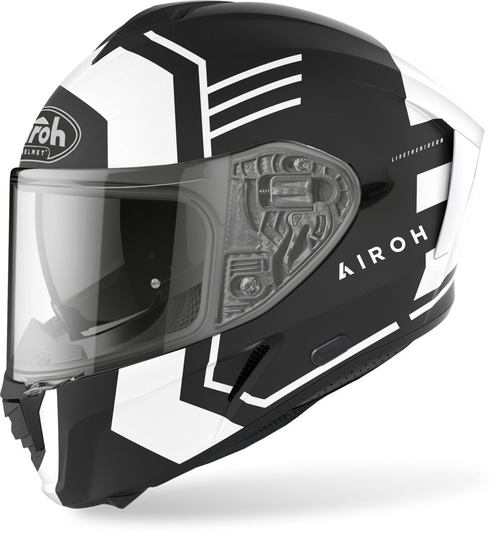 Airoh Spark Thrill Helm, schwarz, Größe XL für Männer