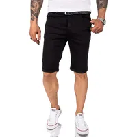 Rock Creek Shorts Jeansshorts Schwarz Regular Fit