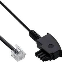 InLine InLine® TAE-F Kabel für DSL Splitter, TAE-F ST an Western 6/2 DEC ST, 25m