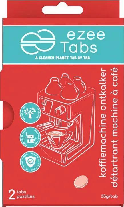Ezee Tabs Kaffeemaschinen-Entkalker, 2er-Pack (2 x 35 g)